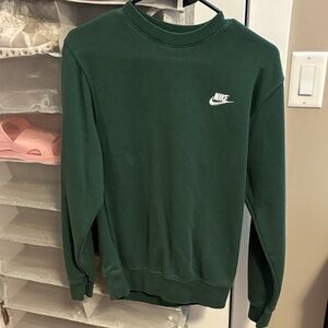 Nike Men's Forest Green Crewneck Sweater